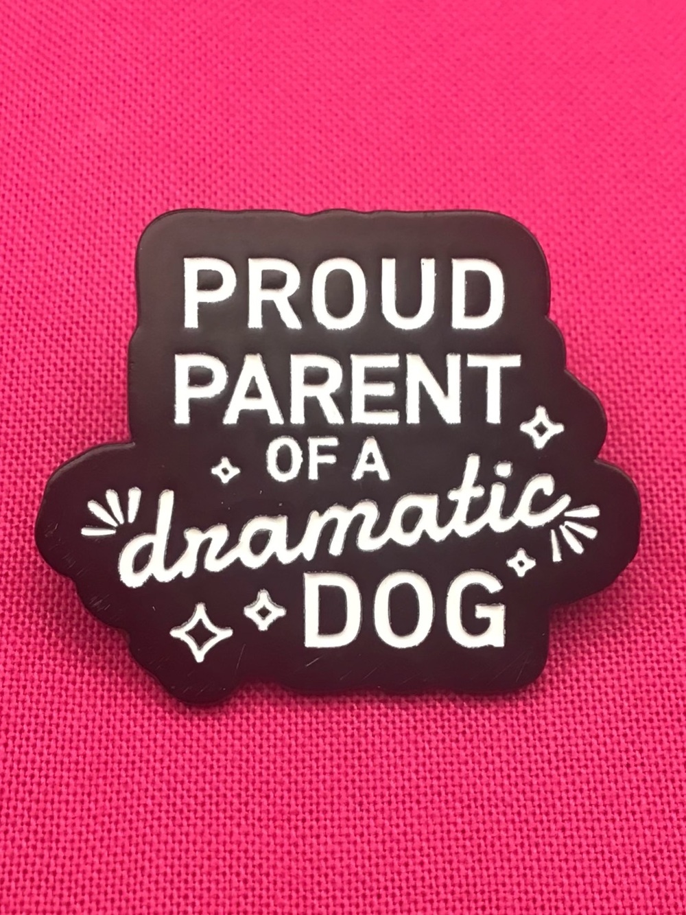 Dramatic Enamel Pin